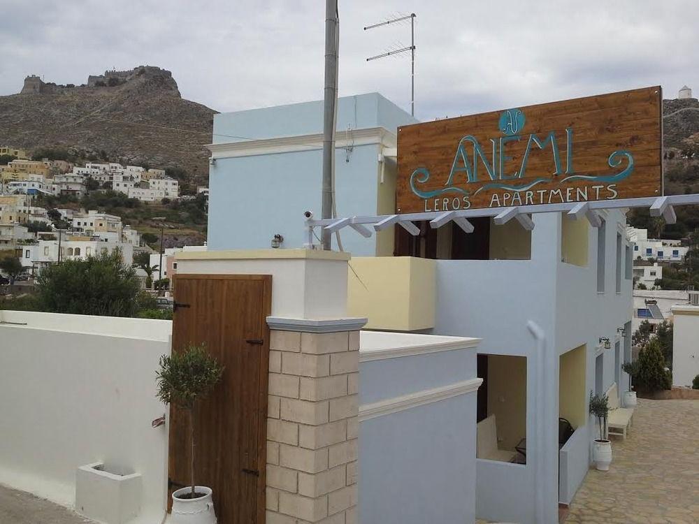 Anemi Leros Apartments Panteli Eksteriør billede