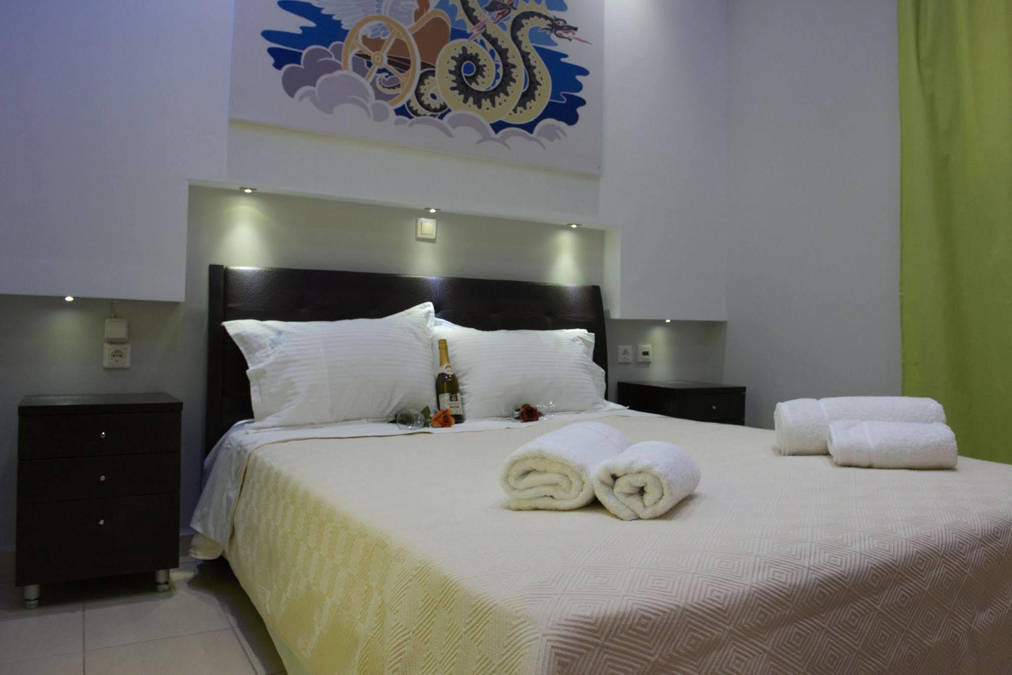 Anemi Leros Apartments Panteli Eksteriør billede