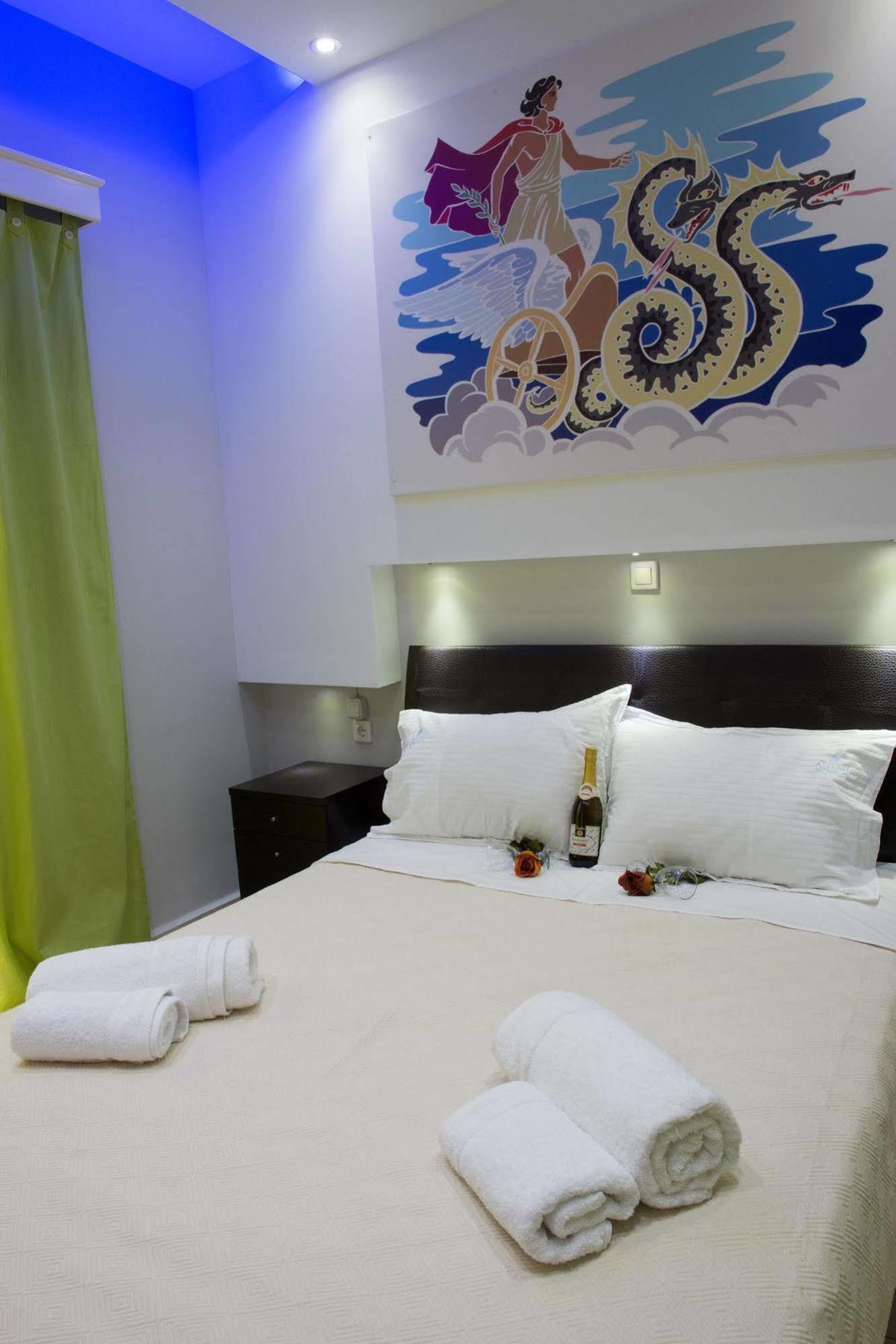 Anemi Leros Apartments Panteli Eksteriør billede